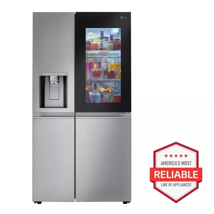 LG Smart Side-by-Side Counter-Depth InstaView Refrigerator with Craft Ice, Print Proof Stainless Steel, 23 cu. ft. — FIN-0018091 | Fridge.com