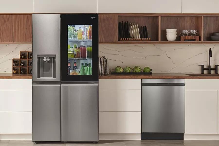 LG Lrsos2706d InstaView Refrigerator - View 4 | Fridge.com