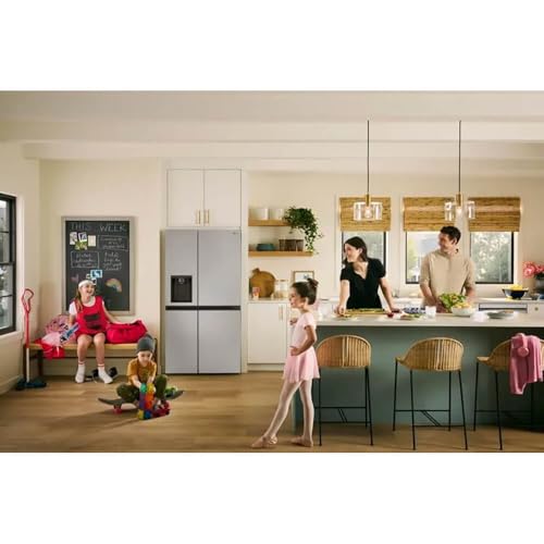 LG LRSXC2306S 23 cu. ft. Stainless Counter Depth Side-By-Side Refrigerator - View 6 | Fridge.com