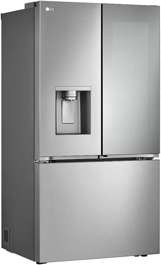 LG Lrykc2606s, 26 Cu. Ft. Smart Mirror InstaView® Counter-Depth Max™ French Door Refrigerator With Four Types Of Ice - View 5 | Fridge.com