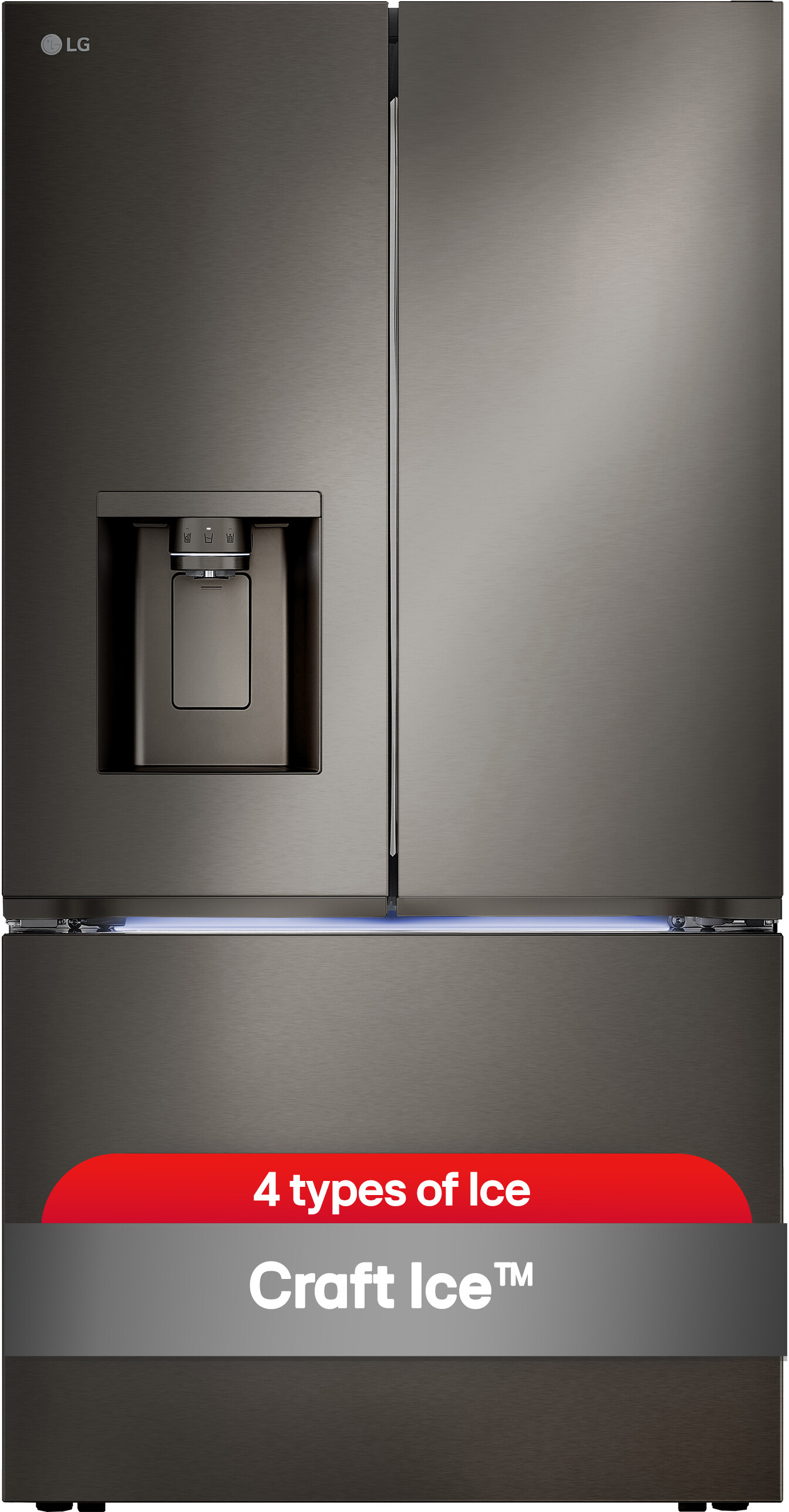 LG Smart Counter-Depth MAX, French Door Refrigerator with Four Types of Ice, 26 cu. ft. | Fridge.com