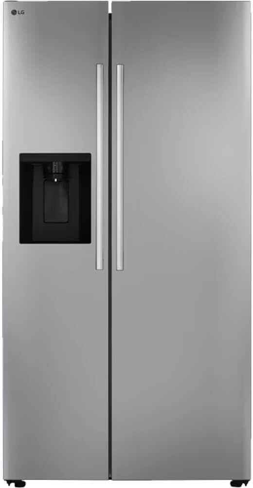 LG 27 cu. ft. Side-by-Side Standard Depth Slim in Door Ice and Water Dispenser in PrintProof Stainless Steel Wi-Fi Enabled LS27T3230S | Fridge.com