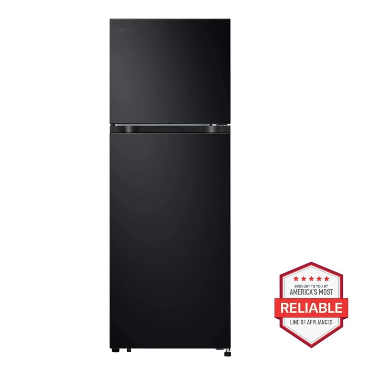 LG 22" width Top Freezer Refrigerator, Black, 9 cu. ft. — FIN-0018220 | Fridge.com
