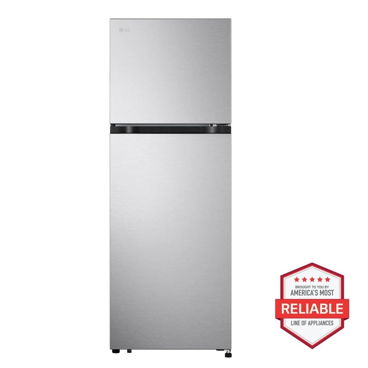 LG 22" width Top Freezer Refrigerator, Stainless Steel, 9 cu. ft. — FIN-0018221 | Fridge.com
