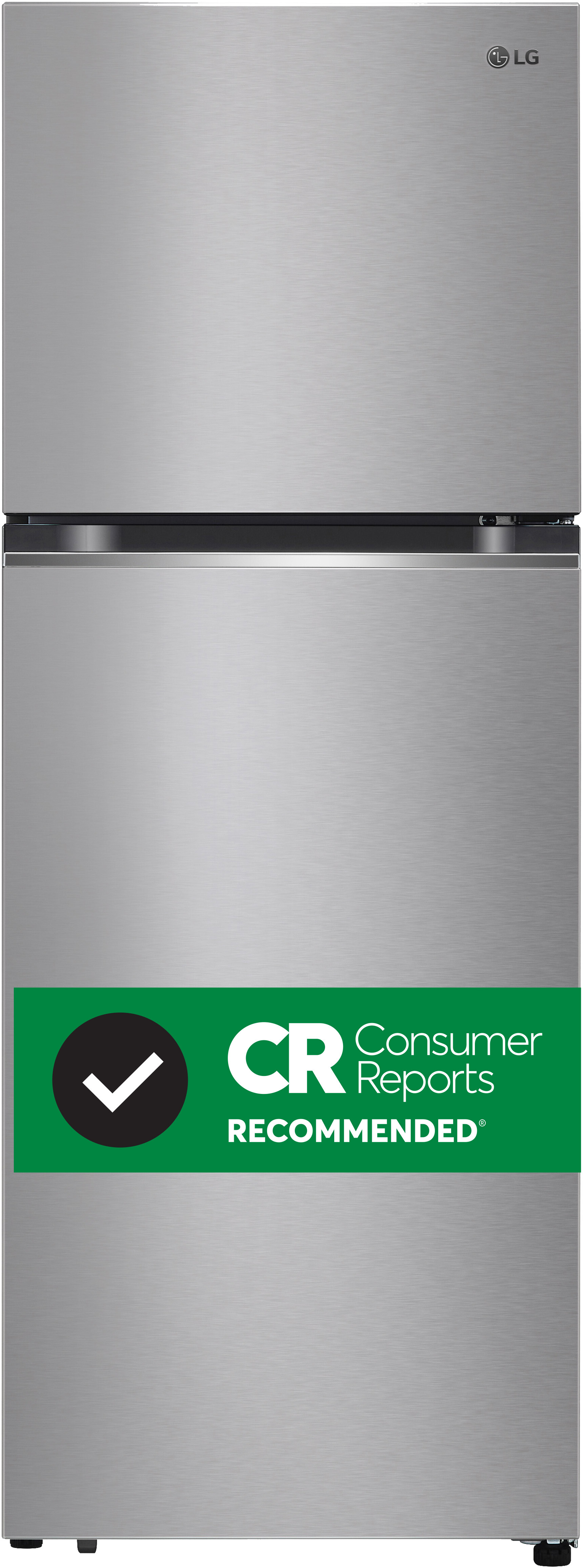 LG 11 cu. ft. Top Mount Refrigerator, Counter-Depth, Platinum Silver | Fridge.com