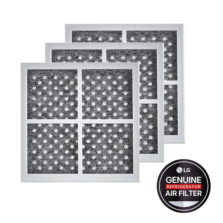 LG LT120P3 - 6 Month Replacement Refrigerator Air Filter 3-Pack | Fridge.com