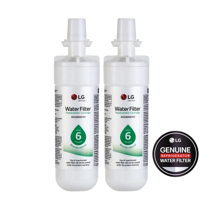 LG LT700P2 - 6 Month/200 Gallon Capacity Replacement Refrigerator Water Filter 2-Pack | Fridge.com