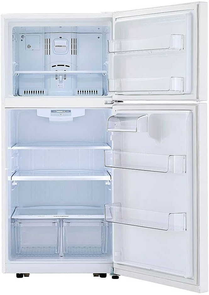 LG Ltcs20020w 20.2 Cu. Ft. Top-Freezer Refrigerator - White - View 4 | Fridge.com