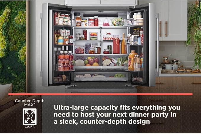LG Studio Smart Counter-Depth Max French Door Refrigerator, 27 cu. ft. - View 3 | Fridge.com