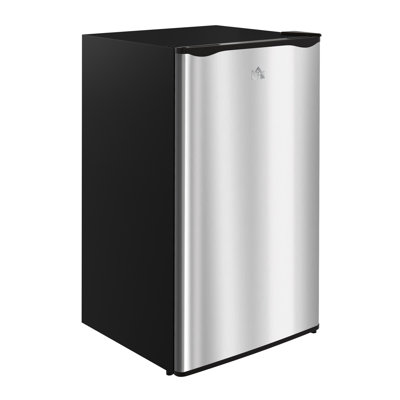 3.2 Cu.Ft Mini Fridge with Freezer, Single Door Compact Refrigerator with Adjustable Thermostat, Shelf and Reversible Door for Bedroom, Dorm, Home Off | Fridge.com
