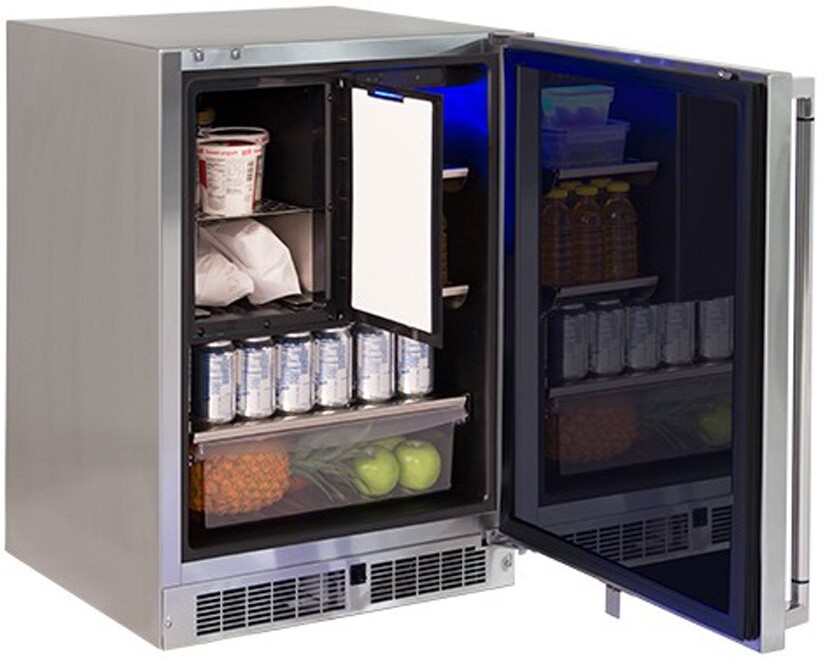 Lynx 24 Inch Built In Undercounter Counter Depth Compact All-Refrigerator LN24REFCR — FIN-0019568 | Fridge.com