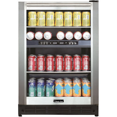 Magic Chef Dual Zone 23.4'' 44 Bottle with Reversible Door | Fridge.com