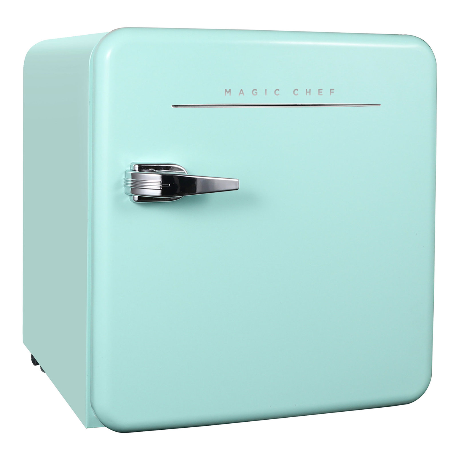 Magic Chef - 1.6-Cu. Ft. ENERGY-STAR Certified Retro Mini Fridge, Manual Defrost - Green | Fridge.com