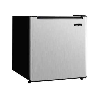Magic Chef 1.7-cu. ft. Mini Fridge in Stainless Steel, Small Compact All Refrigerator with No Freezer for Bedroom, Apartment, Dorm Room, Office | Fridge.com