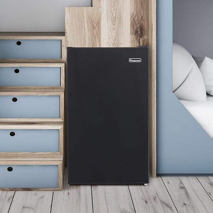 Magic Chef 4.4 cu. ft. Mini Fridge With Freezer Compartment, Black - View 2 | Fridge.com