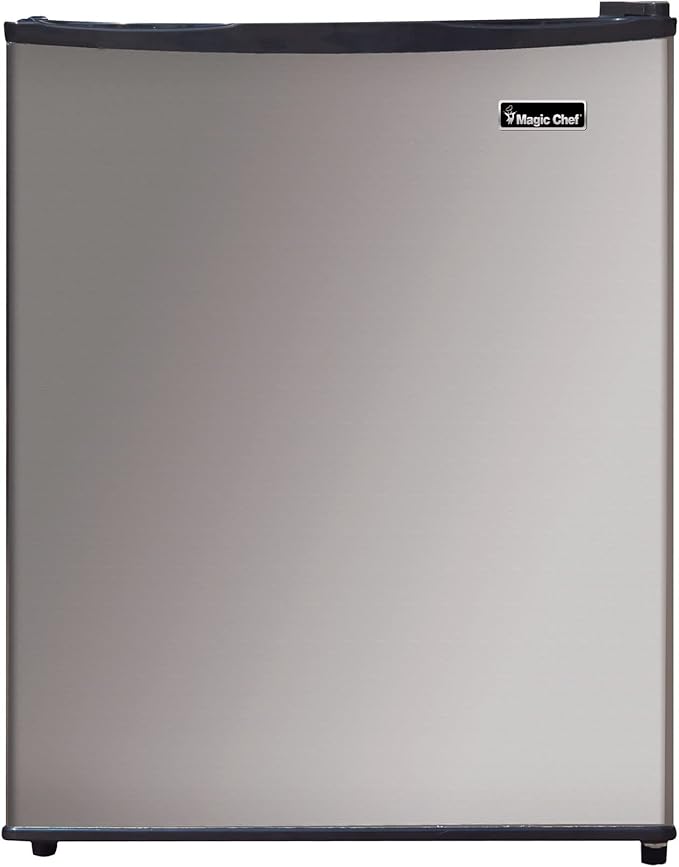 Magic Chef 2.4 cu. ft. Mini Fridge in Stainless Steel Freezerless | Fridge.com