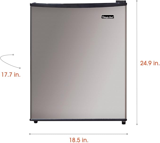Magic Chef 2.4 cu ft All Refrigerator E-Star - View 3 | Fridge.com