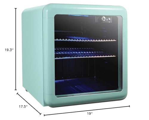Magic Chef MCB17CHM Beverage Cooler, Green - View 2 | Fridge.com