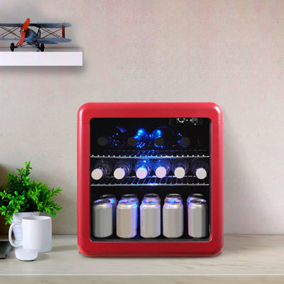 1.7 cu. ft. Retro Mini Beverage Cooler | Fridge.com