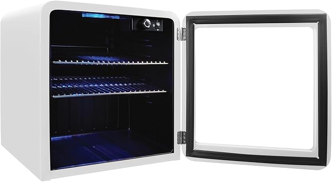 Magic Chef MCB17CHW Beverage Cooler, White - View 2 | Fridge.com