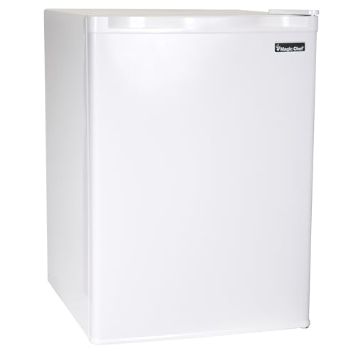 Magic Chef 2.6 Cu. Ft. Mini Fridge In White - 1-Door - View 2 | Fridge.com