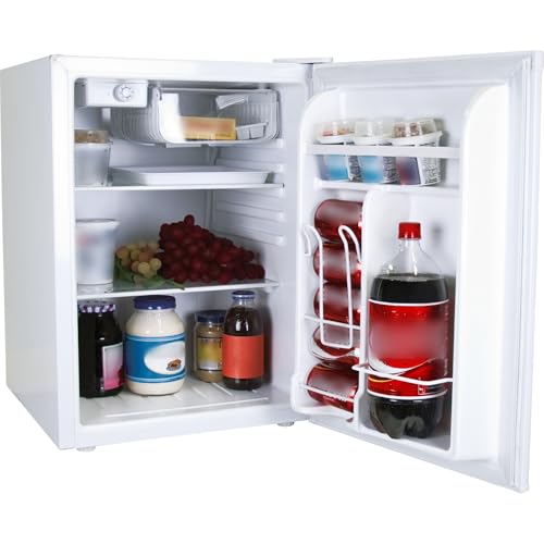Magic Chef 2.6 Cu. Ft. Mini Fridge In White - 1-Door - View 4 | Fridge.com