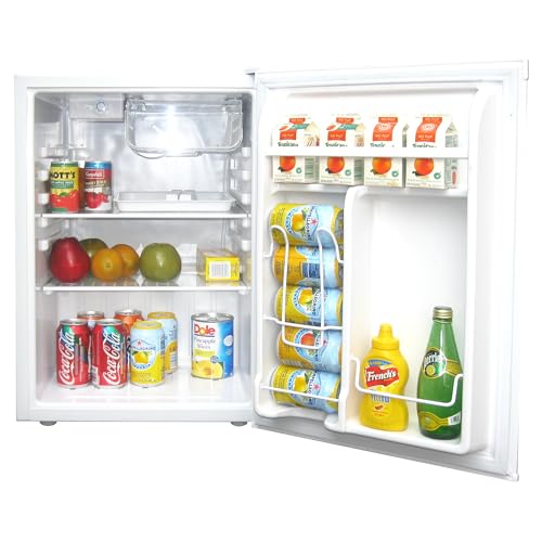 Magic Chef 2.6 Cu. Ft. Mini Fridge In White - 1-Door - View 5 | Fridge.com