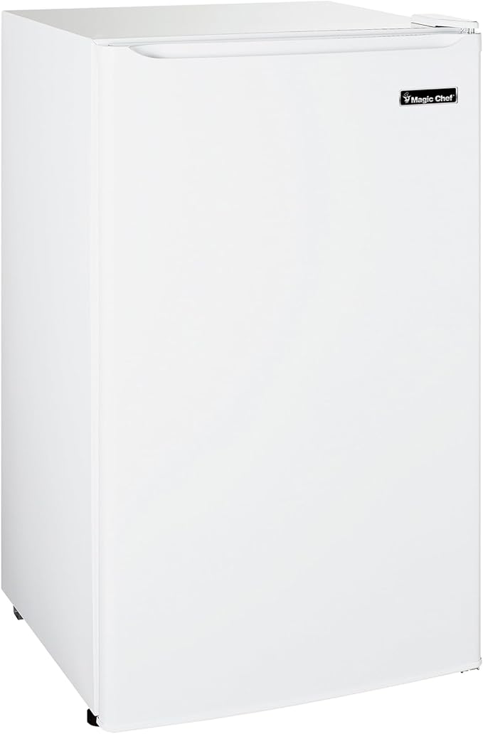 Magic Chef 3.5 cu. ft. Mini Fridge In White With Interior Freezer Section - View 2 | Fridge.com