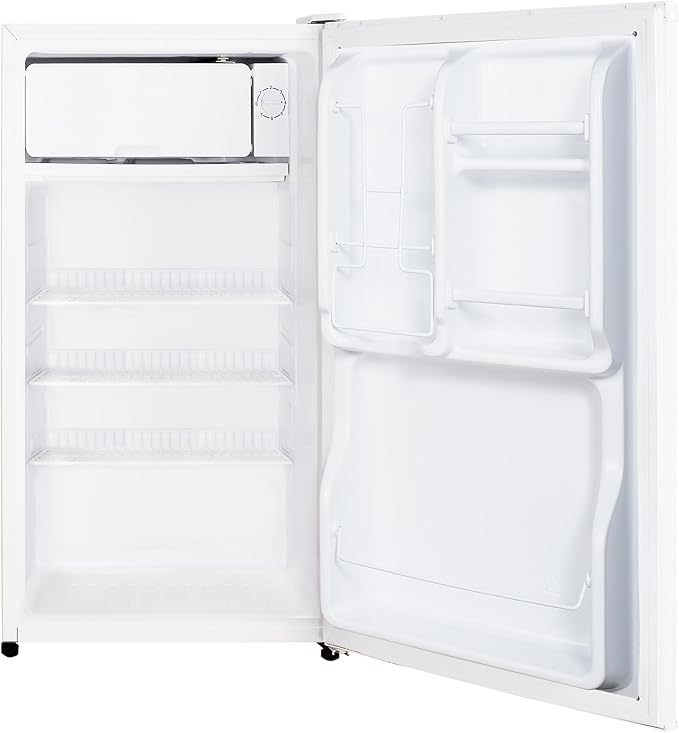Magic Chef 3.5 cu. ft. Mini Fridge In White With Interior Freezer Section - View 3 | Fridge.com
