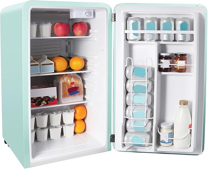 Magic Chef MCR32CHM Compact Refrigerator, Green - View 4 | Fridge.com