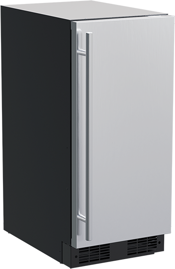 Marvel 15"W. Classic Built-In 39 Lb. Daily Production Clear Ice Machine - Stainless Steel Frame with Glass | Fridge.com