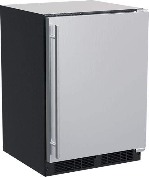 Marvel 24"W. Classic 4.9 Cu.Ft. Built-In High-Capacity Upright Freezer - Stainless Steel | Fridge.com
