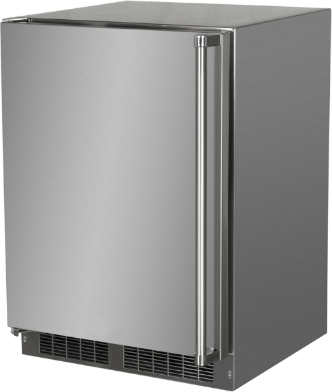 Marvel 24"W. Outdoor 5.1 Cu.Ft. Built-In Refrigerator with Door Storage and Maxstore Bin - Stainless Steel | Fridge.com