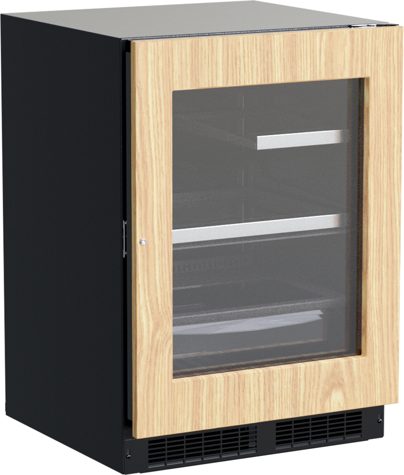 Marvel Appliances 5.5 Cubic Feet Convertible Mini Fridge with Wood/Glass Door | Fridge.com