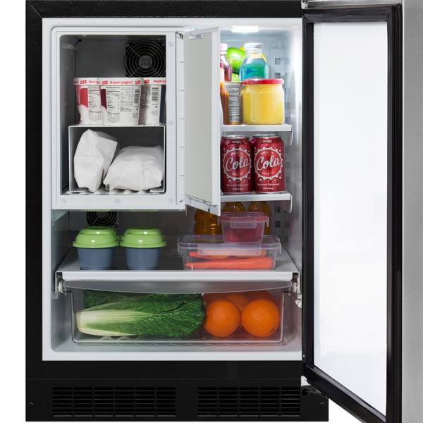 Marvel 24 Inch Built In Refrigerator MLRF224SS01A - View 5 | Fridge.com