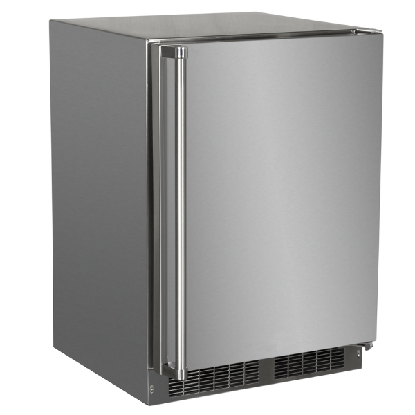 Marvel 24"W. Outdoor 4.9 Cu.Ft. Built-in Upright Freezer - Stainless Steel | Fridge.com
