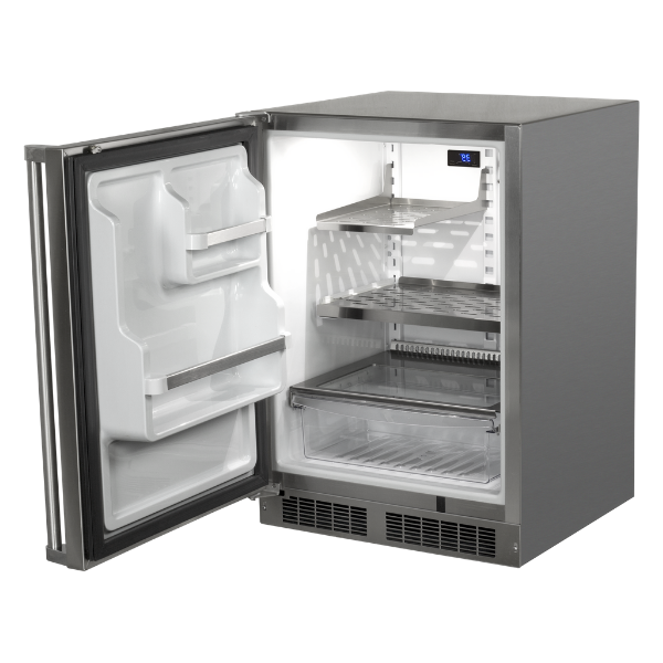 Marvel 24 Inch 24" Built In Undercounter Counter Depth Compact All-Refrigerator MORE224SS51A - View 3 | Fridge.com