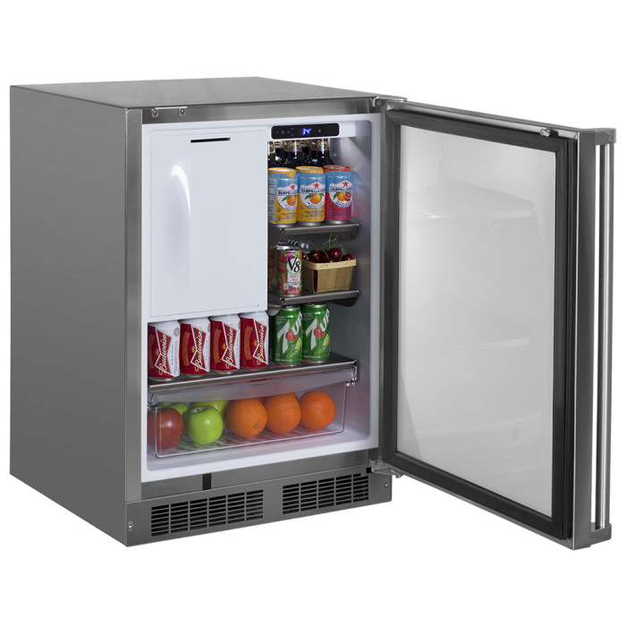 Marvel 24 Inch Freestanding/Built In Refrigerator MORI224SS31A - View 3 | Fridge.com