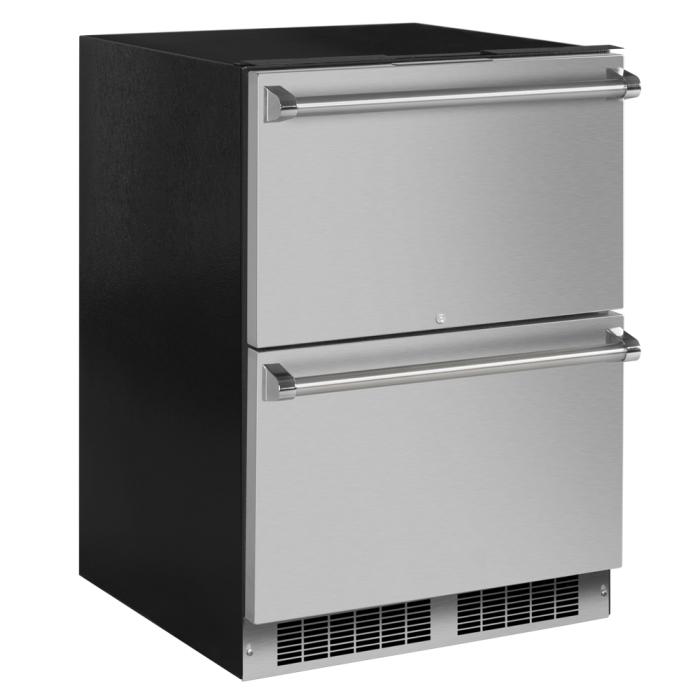 Marvel 24 Inch Professional 24" Refrigerator Drawers MPDR424SS71A - View 2 | Fridge.com