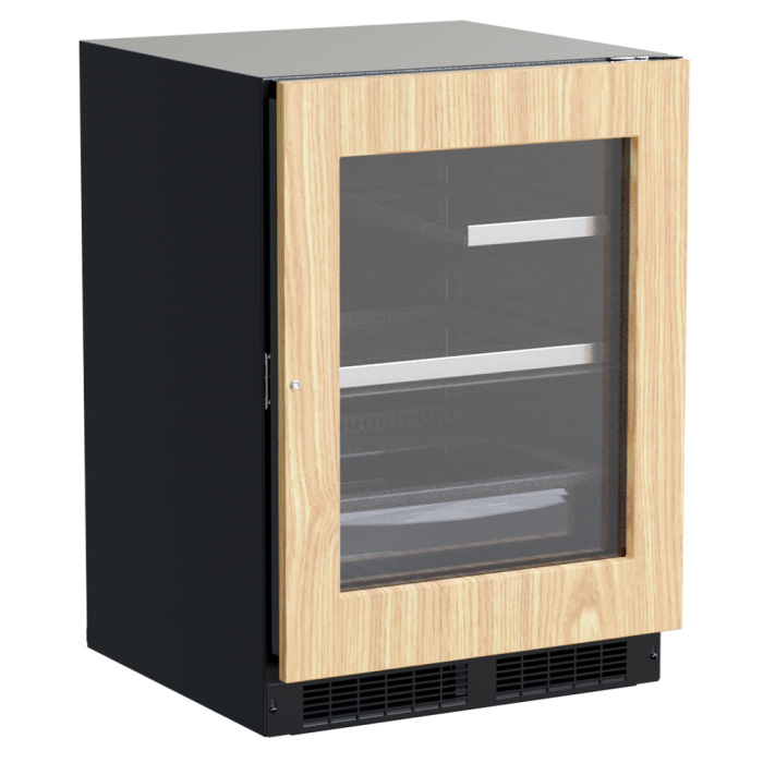 Marvel Appliances 5.5 Cubic Feet Convertible Mini Fridge With Wood/Glass Door - View 2 | Fridge.com