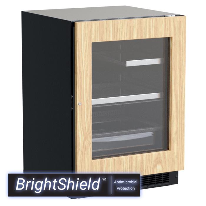 Marvel 24"W. Professional 5.5 cu.ft. Built-In Refrigerator - Panel Ready Frame With Glass - View 2 | Fridge.com