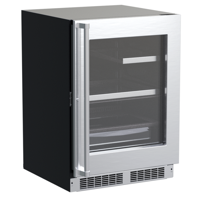 Marvel Appliances 5.5 Cubic Feet Digital Convertible Mini Fridge With Stainless Steel/Glass Door - View 2 | Fridge.com