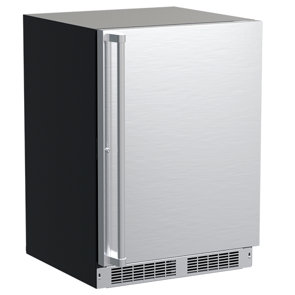 Marvel 24"W. Professional 4.9 cu.ft. Built-In Refrigerator Freezer With Crescent Ice Maker - Stainless Steel - View 2 | Fridge.com