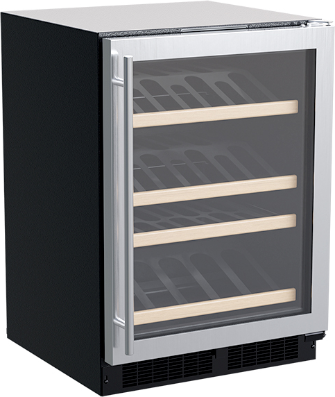 Marvel Appliances Single Zone 23.88'' Built-In 27 Bottle Built-In with Reversible Door | Fridge.com