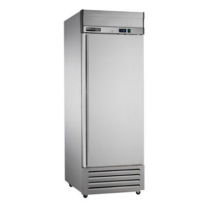 Maxx Cold V-Series 1 Solid Door Reach-In Refrigerator, Bottom Mount, In Stainless Steel - View 1 | Fridge.com