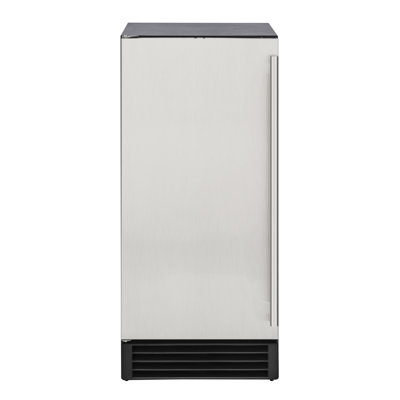 Maxx Ice Premium Indoor Self-Contained Ice Machine, 15"W, 65 lbs, Energy Star, in Stainless Steel | Fridge.com