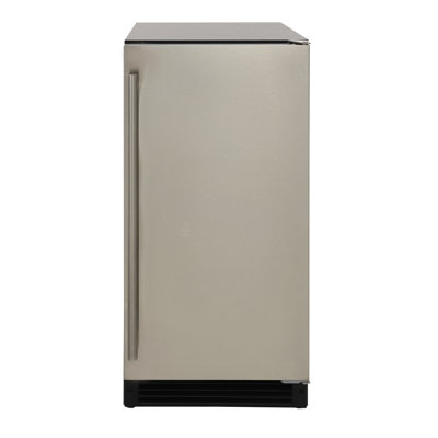 Maxximum Indoor Full Dice Ice Machine, In Stainless Steel - View 1 | Fridge.com