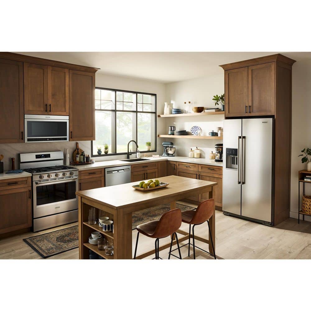 Maytag 36 Inch 36" Counter Depth Side-By-Side Refrigerator Mrsc6636rz - View 3 | Fridge.com