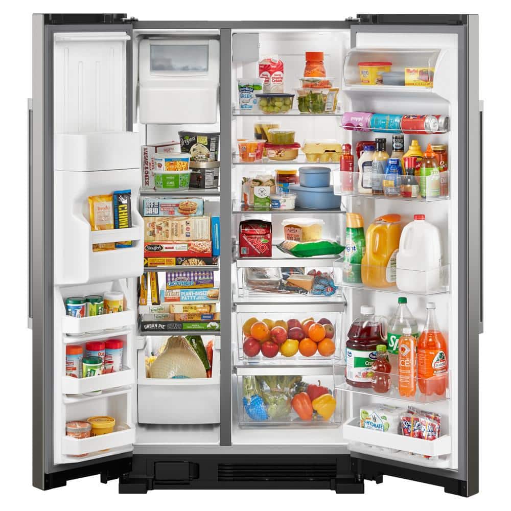 Maytag 36 Inch Performance 36" Side-By-Side Refrigerator MRSF4036PZ - View 6 | Fridge.com