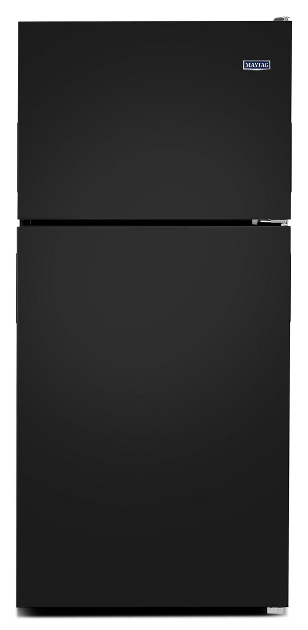 Maytag 30 In. Wide Top Freezer Refrigerator W/ Powercold Feature, 18 Cu. Ft. In Black Ice | Fridge.com
